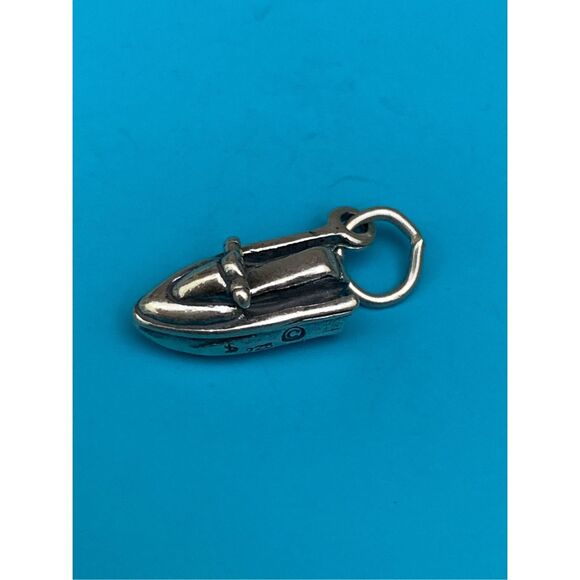.925 Jet Ski  Sterling Silver Jewelry Charm #water - Picture 1 of 5